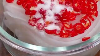Paper radish cooking