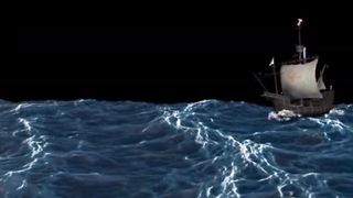 ocean waves with smoothing relaxing music, beautiful video.