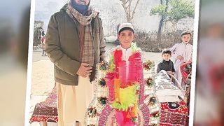 My son on the occasion of khatme Quran