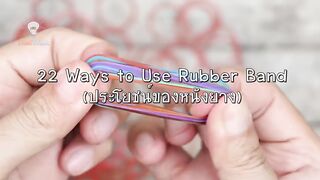 22 Ways To Use Rubber Band - Rubber Band Life Hacks - You Can Do it