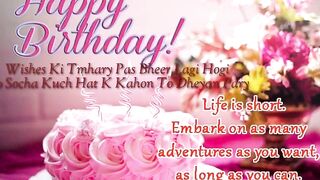 Happy Birthday wishing