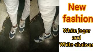 2023 new fashion | White shalwar and joger | MrHappy7