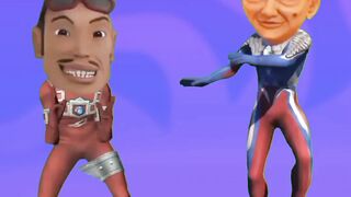 ULTRAMAN OPAH UPIN IPIN FUNNY DANCE