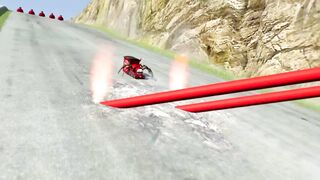 Choo Charles vs DOWN OF SUPERMAN - BeamNG.Drive