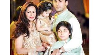 Pakistan actor with family