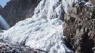Manthokha waterfall in Gilgit baltistan