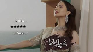 Mujhe Pyaar Hua Tha | OST | Lyrics | Kaifi Khalil | Kahani Suno | Hania Aamir ,Wahaj & Zaviyar | ARY