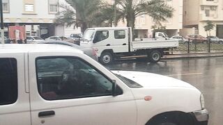 Raining in Qatar