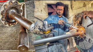 Amazing technique Broken Rear Axle Repair | Local workshop amazing work