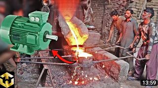 How to Make Electric MOTOR in Factory | Amazing Electrical Motors Manufacturing Process