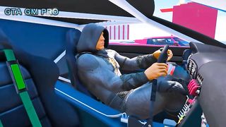 GTA V Mega Ramp Boat, Car, Motorcycle Challenge Sh
