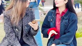 Nice acting of two girls