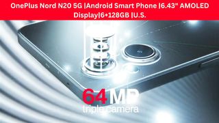 OnePlus Nord N20 5G |Android Smart Phone |6.43" AMOLED Display|6+128GB |U.S.
