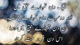 Hazrat Ali RA Ka Farman