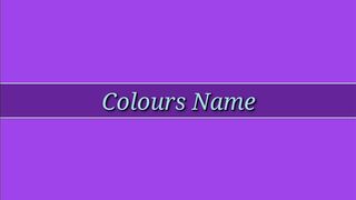 Colours name| animated| intresting