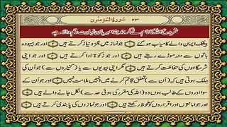 23 Surah Al-Mominun Only Urdu Translation