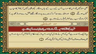 24 Surah Noor Only Urdu Translation