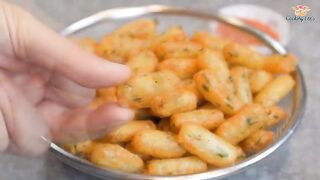 10 Amazing Potato Recipes!! Collections French Fries Donuts Potato Snack,Bubble
