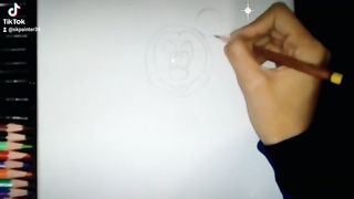 ????How to Draw a beautiful Mickey mouse Drawing Tutorial ????