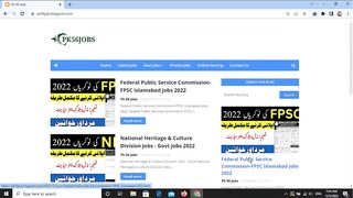 Latest Govt Jobs 2022| New Govt Jobs December 2022| Today Jobs 2022 In Pakistan| FPSC Jobs 2022