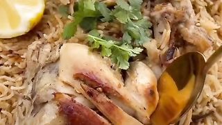Easy chicken yakhni polawe