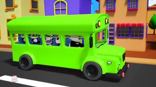 Wheels on the Bus + More Nursery Rhymes & Kids Songs -