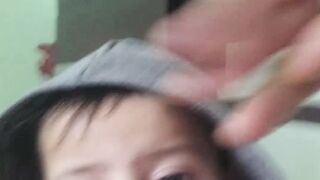 Cute n innocent baby having flu