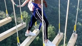 Dangerous Sky Walking. Amazing Vidoe