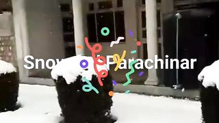Snow covered home in Pakistan - Parachinar