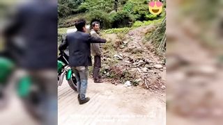 Beautiful Bike Ride In Mountain