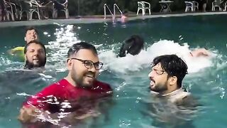 Friends Gathering Funny Scene
