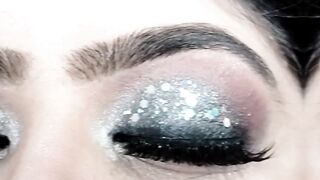 SHIMMERY AND SILVER BRIDAL EYES MAKEUP ????