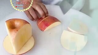 Have you ever seen an apple cut like that? #mixinteresting