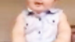 Cute baby smile