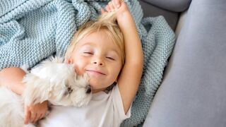 Cute Dog and Baby Love