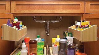 your kitchen is messy??The best cleaning supply Organizer.