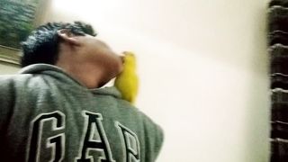 Me with my parrot