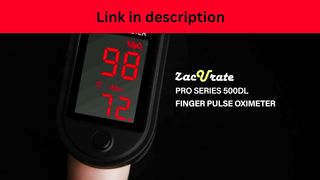 Zacurate Pro Series 500DL Fingertip Pulse Oximeter Blood Oxygen Saturation Monitor