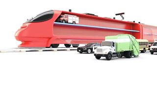 Color bus and car ????
