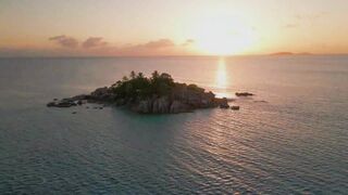 Seychelles Islands of East Africa drone shots