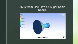 Super Sonic Nozzle Flow Analysis Using Fluent Ansys