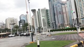 Sharjah city beautiful views | today rain in Sharjah | sharjah vlogs,