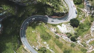 Beautiful road of work 4k view