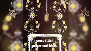 Cross stitch prayer mat desighns ideas.....