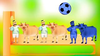 Meri gaiya aati hai | Cow Color Matching Video | Cartoon Colors Songs Video | Cartoon Hindi Rhymes