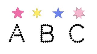 A for Apple, B for Ball, C for Cat, alphabets, A to Z.