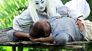 Funny ghost scary prank..