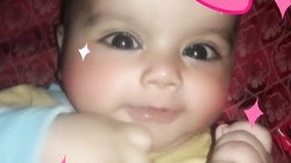 Baby kid playing