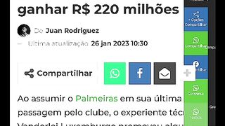 Palmeiras recebe ótima noticia para hoje na final