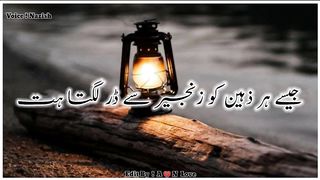 Jesy Her Zahen Ko Zanjeer Sy Dar Lagta hy